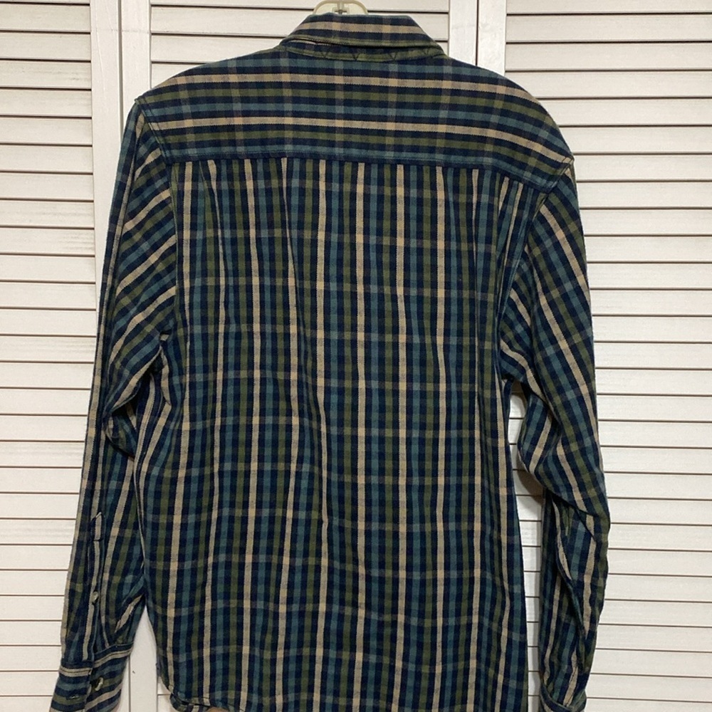 John Deere Cotton Checked Button Shirt Size Med - Picture 6 of 7